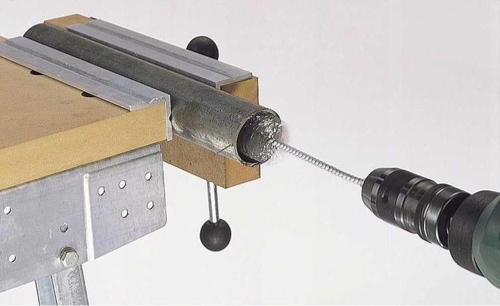 Produktbild wolfcraft 1 Stahldraht-Bürsten-Set 4-tlg., S=6mm