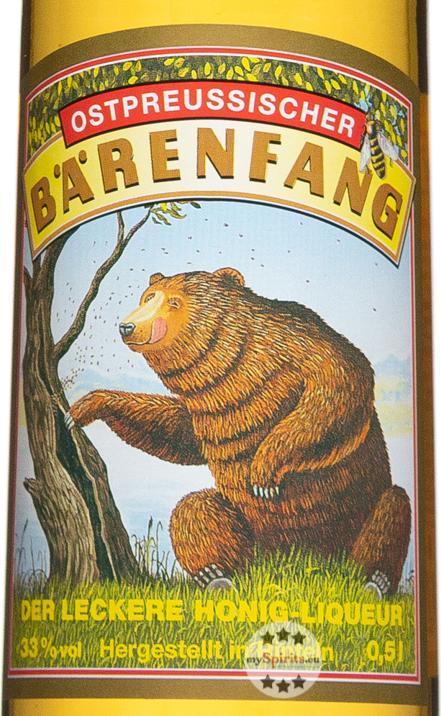 Produktbild Ostpreussischer Bärenfang Honiglikör 0,5l
