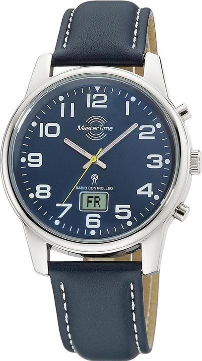 Actual product image Master Time MTGA-10815-31L Radio Controlled Mens Watch 41mm 3ATM (Radio-controlled clock, 41 mm)