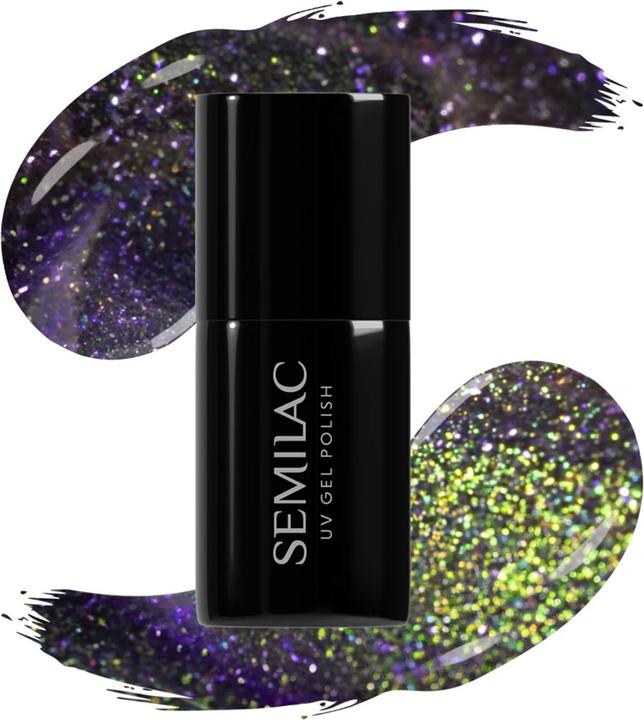 Actual product image Semilac UV Nail Polish 825 Cyber Violet 7ml (825 Cyber Violet, UV gel varnish)