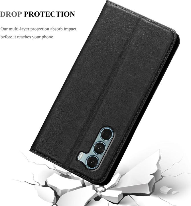 Actual product image Cadorabo Book Invis. Magnet sleeve (Motorola Moto G200 5G)