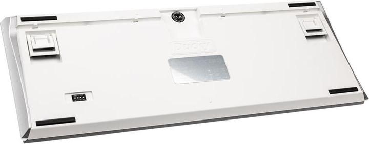 Actual product image Ducky One 3 Classic Black/White TKL Gaming Keyboard, RGB LED - MX-Clear (DE, Cable)