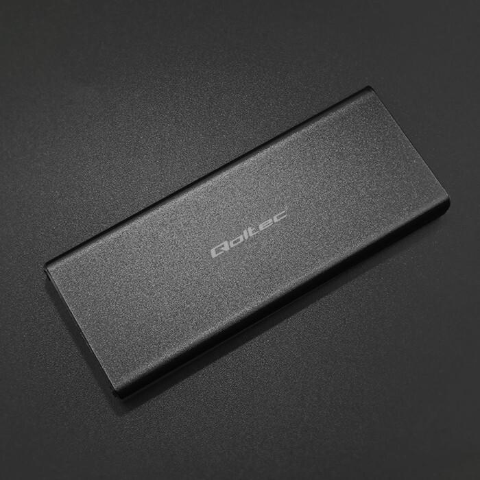 Actual product image Qoltec 51854 Hard drive Enclosure M.2 SATA SSD NGFF USB 3.0 (M.2)