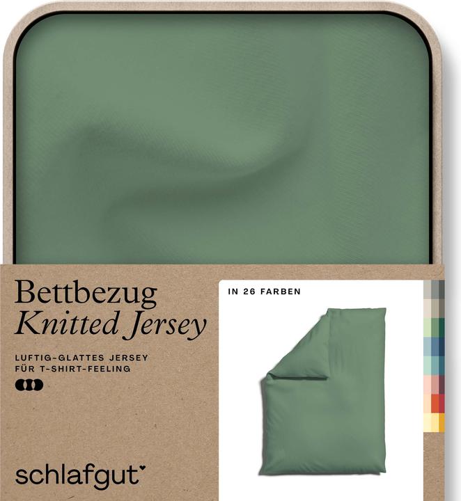 Actual product image schlafgut Knitted Jersey (Duvet cover, 140 x 200 cm)