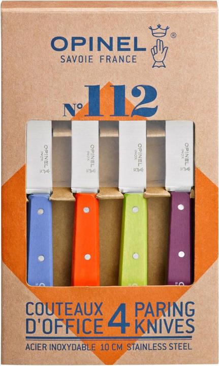 Actual product image Opinel No 112 Kitchen knife SWEET POP, 4 pieces (9.50 cm)