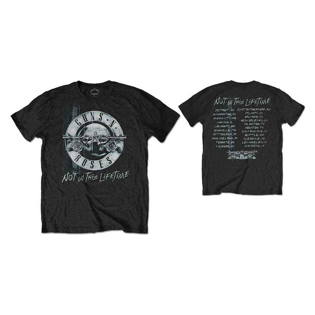 Guns N Roses, Herren, Shirts, Not In This Lifetime Tour Xerox, Schwarz, (L)