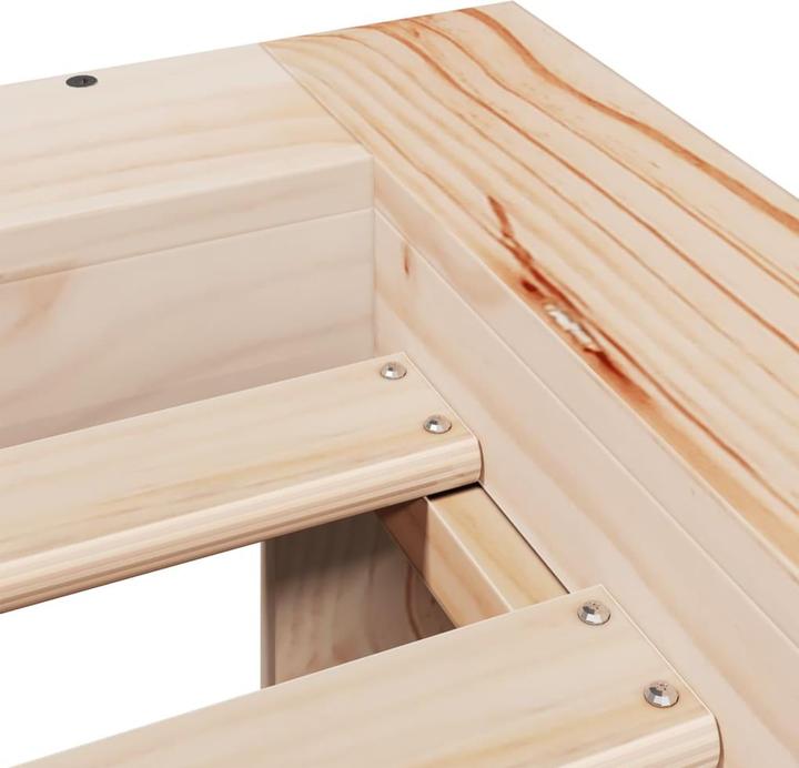 Produktbild vidaXL Bett ohne Matratze (75 x 190 cm)