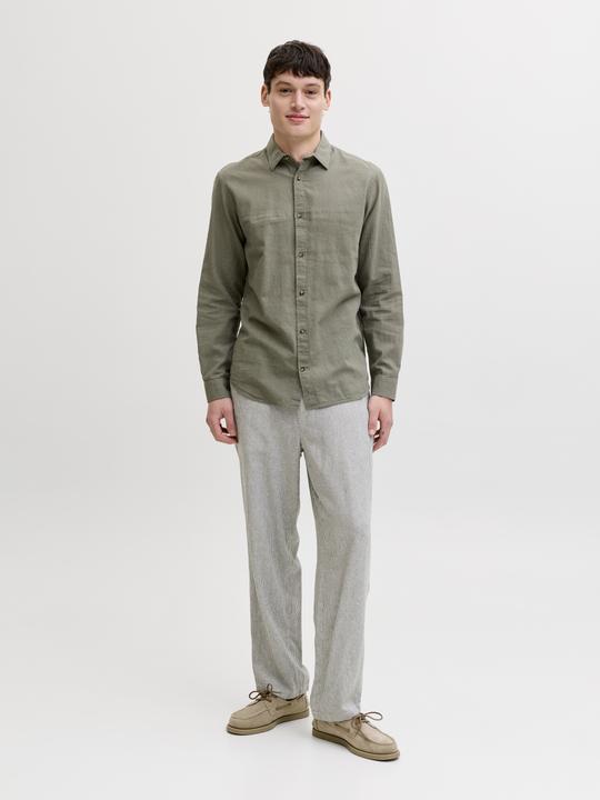 Image du produit Jack & Jones Jjesummer Linen Blend Shirt L/S Sn (L)