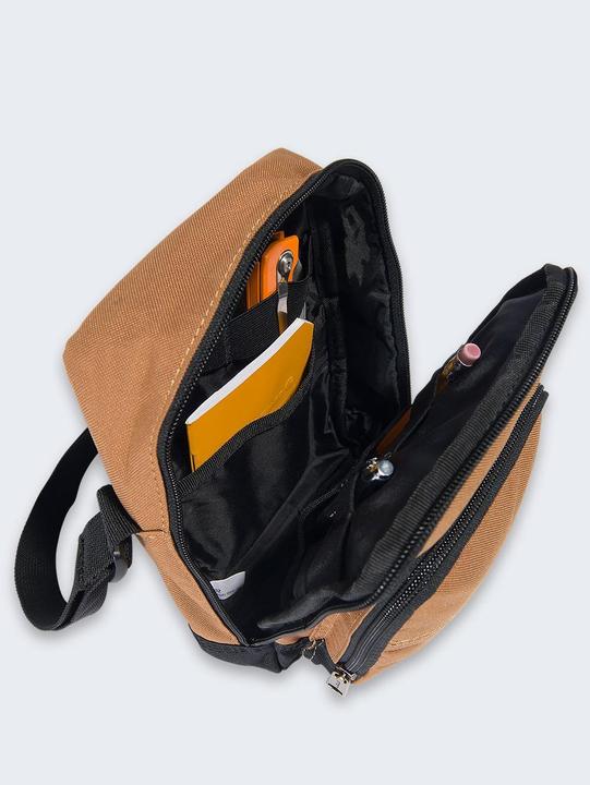 Immagine prodotto Carhartt Borsa a tracolla marrone con chiusura a zip