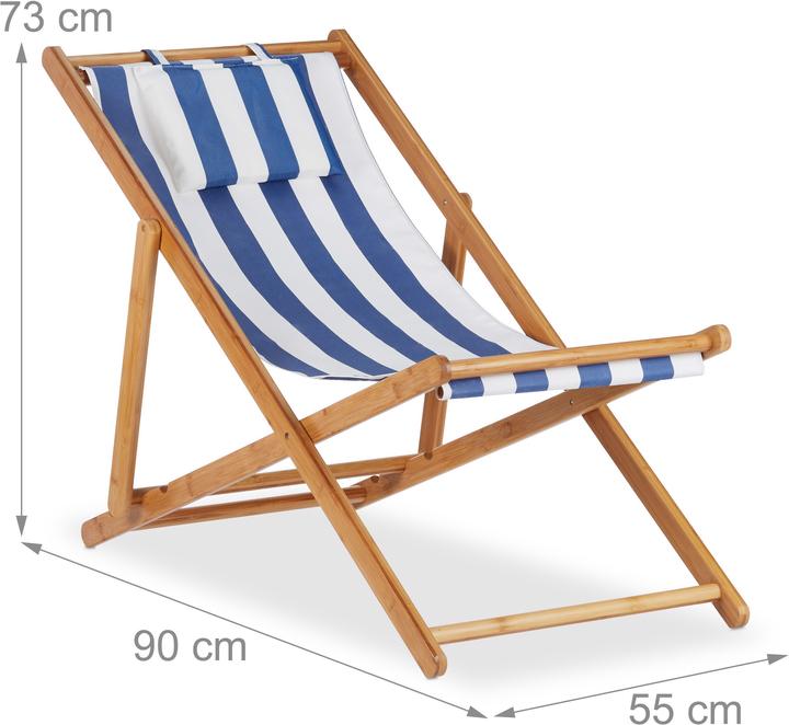 Produktbild Relaxdays Liegestuhl (90 cm)