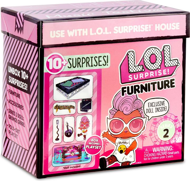Actual product image L.O.L. Surprise! Furniture- Music Festival with Grunge Grrrl