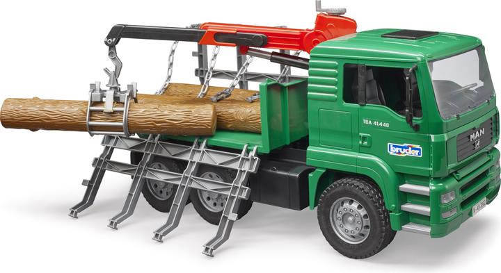 Image du produit Bruder Camion de transport de bois avec grue de chargement
