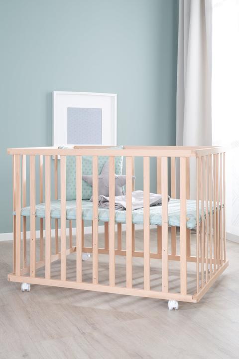 Produktbild Roba Laufgitter 100x75 Style Frosty green (73 cm, 98.50 cm)