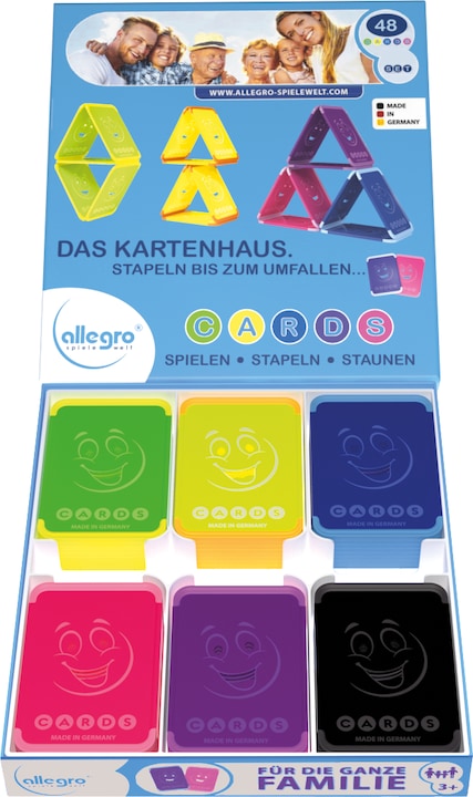 Produktbild Allegro Kartenhaus 48 Stück