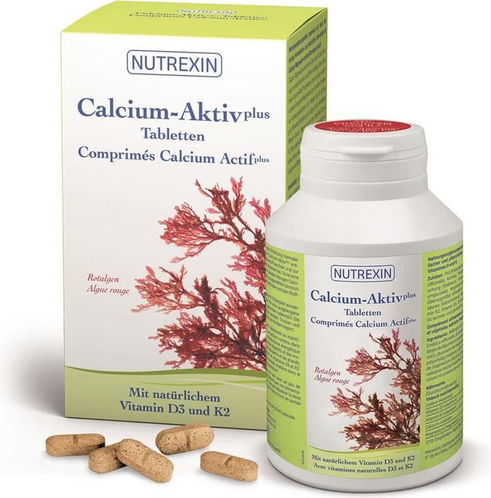Actual product image Nutrexin Calcium active plus tablets (240 Piece, Pills, 280 g)