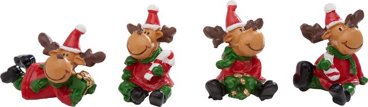Actual product image VBS Mini moose "Elmar", 4 pieces, h approx. 4 cm