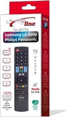 Image du produit Jolly Line Télécommande de remplacement Compatible avec tous les téléviseurs Samsung, Lg, Sony, Philips et (Télécommande universelle, Infrarouge)
