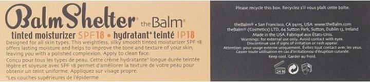 Actual product image The Balm BalmShelter Tinted Moisturizer SPF18 (Anus dark)