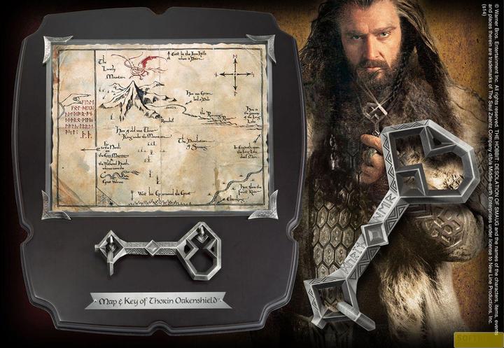 Produktbild Noble Collection Der Hobbit Replik 1/1 Thorin's Schlüssel und Karte zum Erebor Deluxe