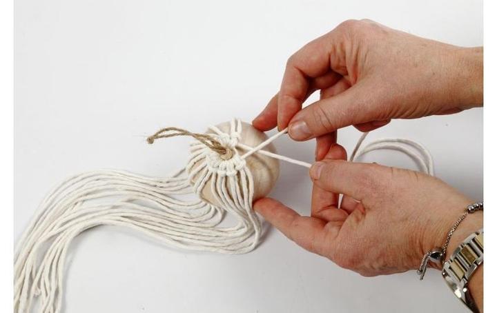 Image du produit Creativ Company Kit de bricolage Boules de Noël Macrame