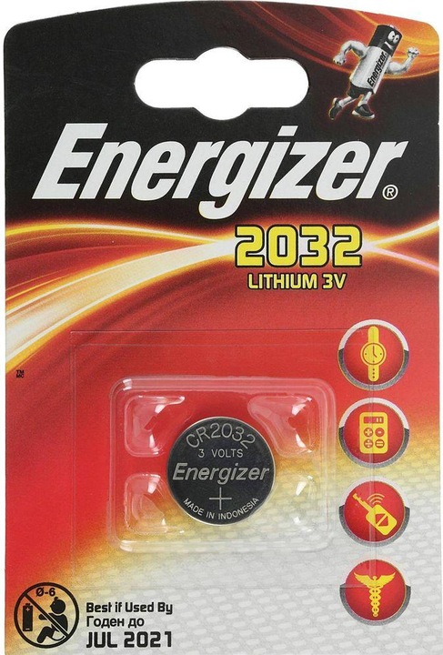 Produktbild Energizer CR2032 Lithium (1 Stk., CR2032, 240 mAh)
