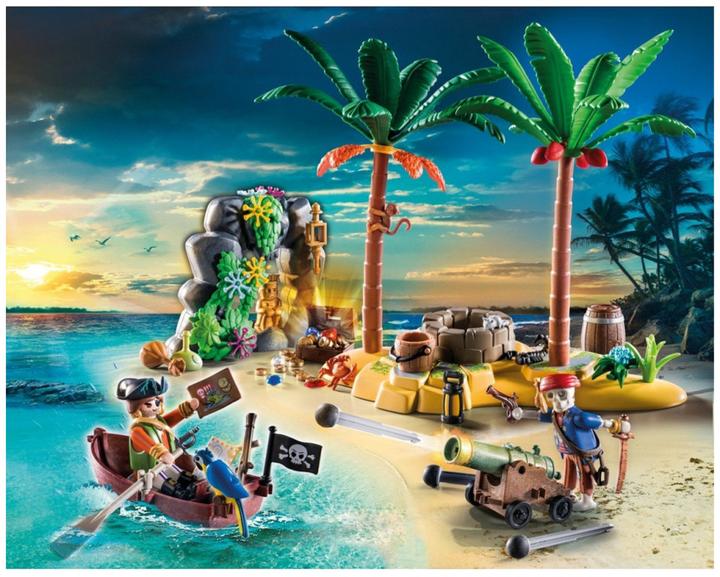 Produktbild Playmobil Piratenschatzinsel mit Skelett (70962, Playmobil Pirates)