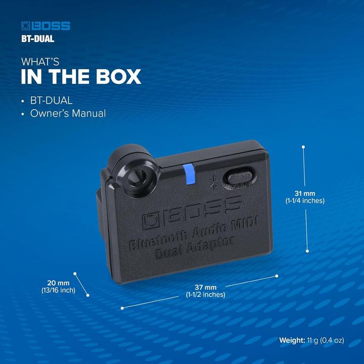 Produktbild BOSS (Electronics) Bt-Dual (USB)