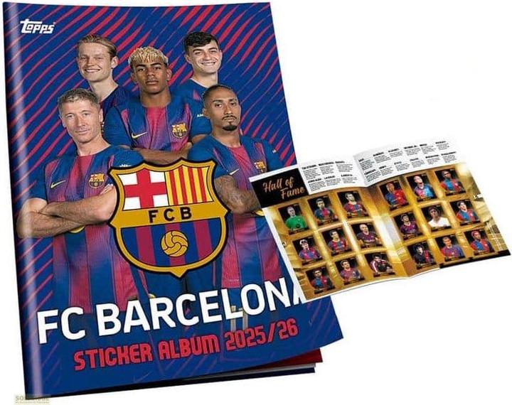 Topps/Merlin FC Barcelona 2025/26 album pour stickers Set (Französisch, Box Set & Collection)