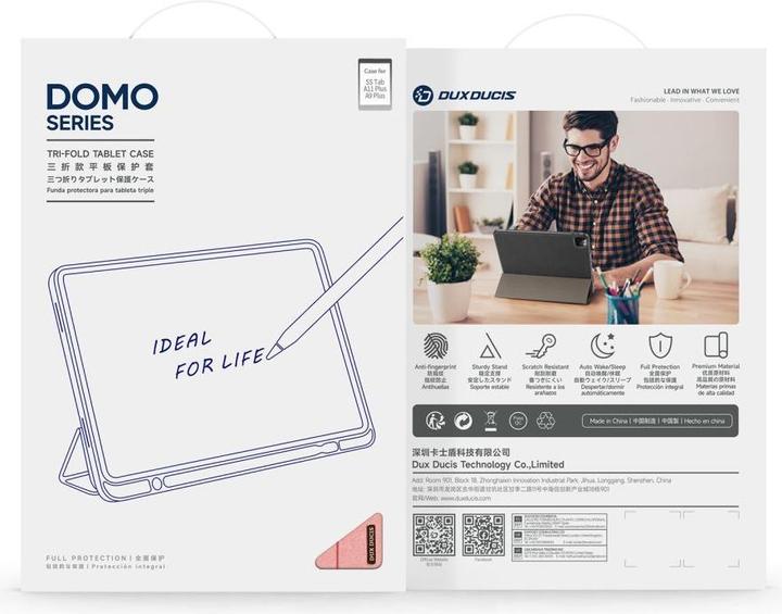 Immagine prodotto Dux Ducis Domo Series Leder Bookcover Hülle (Samsung Galaxy Tab A11+, Samsung Galaxy Tab A9+)