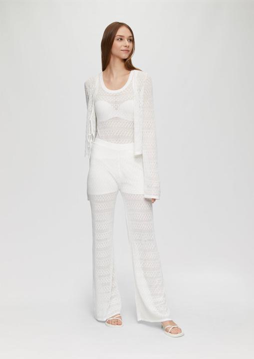 Immagine prodotto s.Oliver Strickpullunder Transparentes Feinstrick-Top mit Ajourmuster (XL)