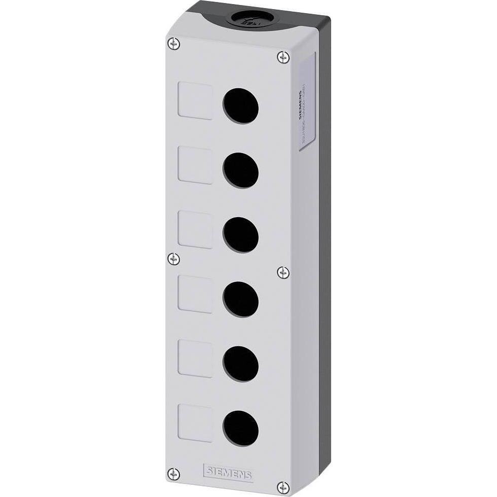 Siemens Enclosure for command devices, 22mm, Taster + Schalter, Grau