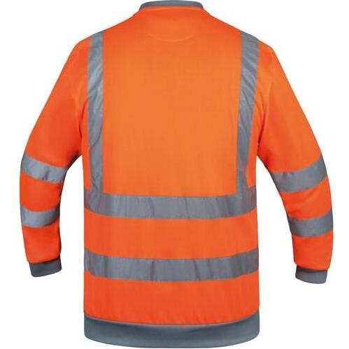Thumbnail - Korntex, Pullover, Hi-Vis Sweatshirt, Orange, (3XL)