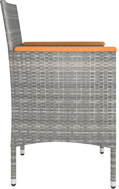 Produktbild vidaXL Gartenstuhl und Hocker