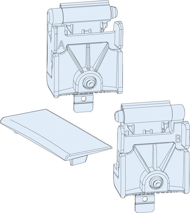 Actual product image Schneider PrismaSeT-P, front panel hinge set LVS08585