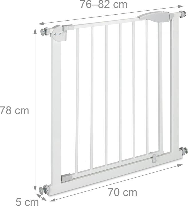 Immagine prodotto Relaxdays Cancello di sicurezza per porte (76 cm)