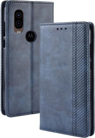 Immagine prodotto MU Style Custodia a libro in pelle stile vintage (Motorola One Vision)