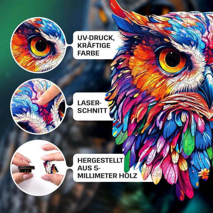 Produktbild Escape Welt Eule (200 Teile) - Holzpuzzle (200 Teile)