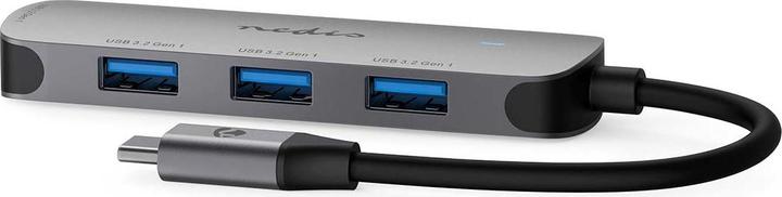 Actual product image Nedis USB hub 1x USB-C™ - 4x USB A, 4-port port(s), USB 3.2 Gen1, powered via USB, 5 Gbps (USB-C, 4 Ports)