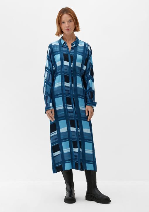 Actual product image s.Oliver Kleid Maxi-Kleid mit Allover-Muster (48)