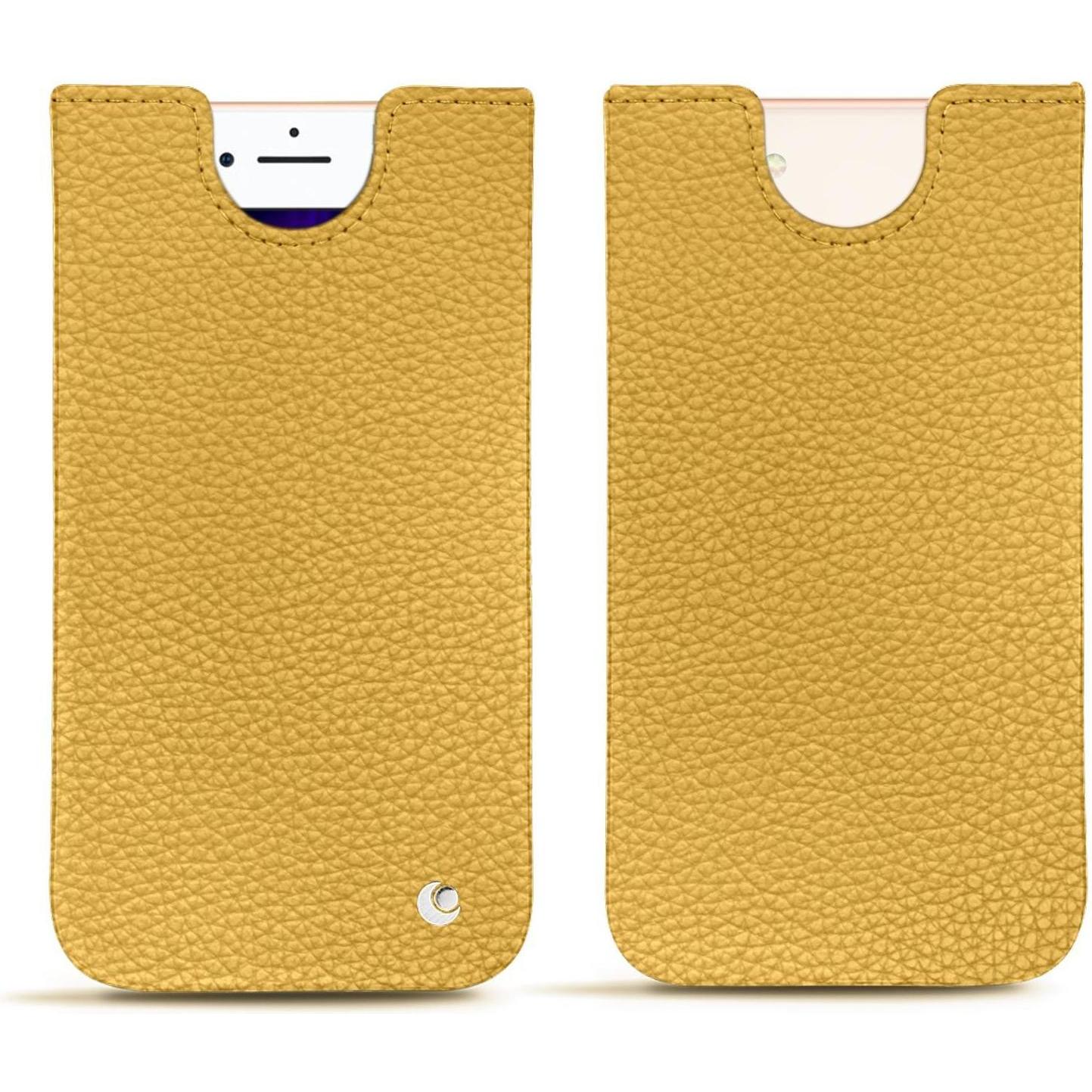 Noreve Lederschutzhülle (Apple iPhone 8), Smartphone Hülle, Orange