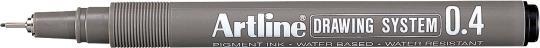 Produktbild Shachihata Fineliner Artline Drawing Pen EK234, 0,4 mm, sort (Grau, Metallisch, Schwarz)