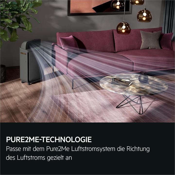 Actual product image AEG APU72771DG Pure Multi 7000 air purifier / for up to 70 m²/168 m³ / Colour: Dark Grey, 950011594 (70 m²)