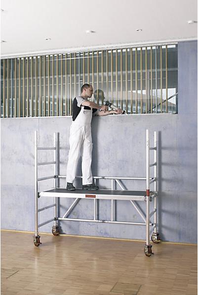 Actual product image kaiserkraft Aluminum folding scaffold (Multi-purpose ladder, 276 cm)