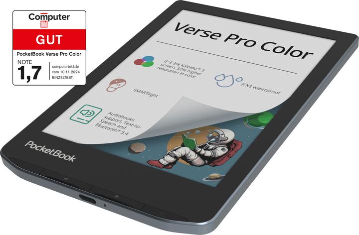 Image du produit PocketBook Verse Pro Color + Shell Cover noir 6 (6", Noir)
