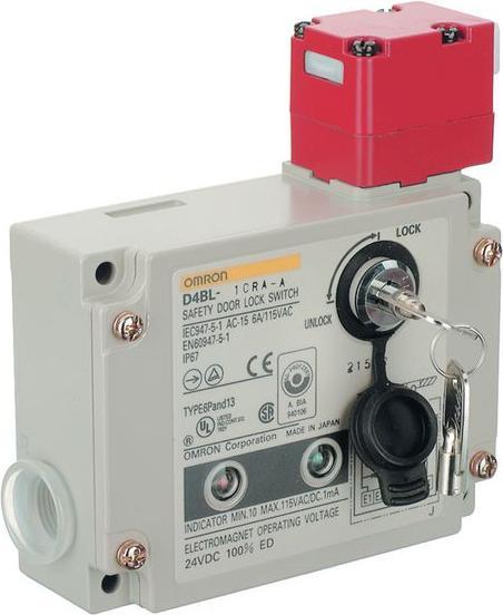 Produktbild Omron Industrial Automation Safety Solenoid Switch, 2NC/1NO, G1/2