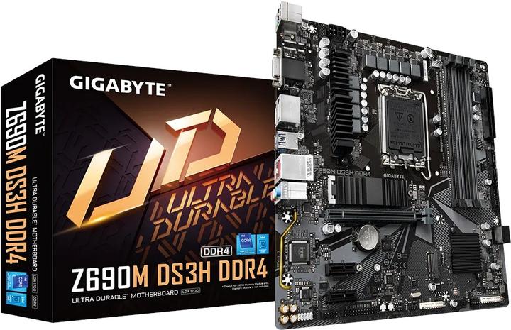 Actual product image Gigabyte Z690M DS3H (LGA 1700, Intel Z690 (DDR4), mATX)
