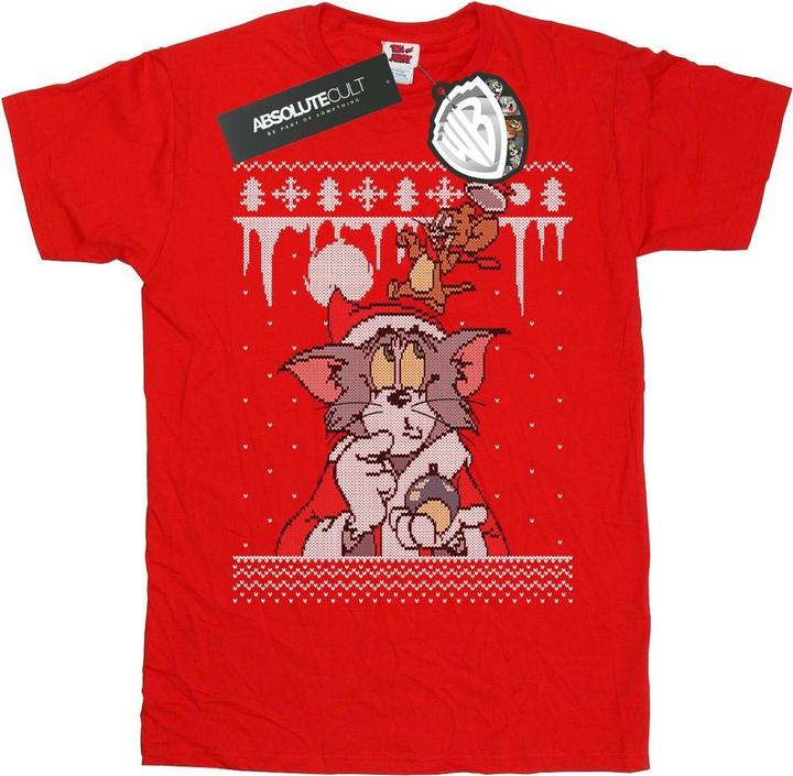 Produktbild Tom & Jerry Christmas Fair Isle TShirt Jungen (116)