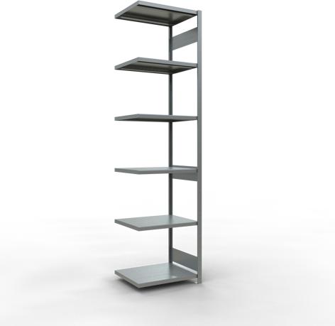 Actual product image Schulte Lagertechnik MULTIplus250 boltless add-on bay system with length bolts