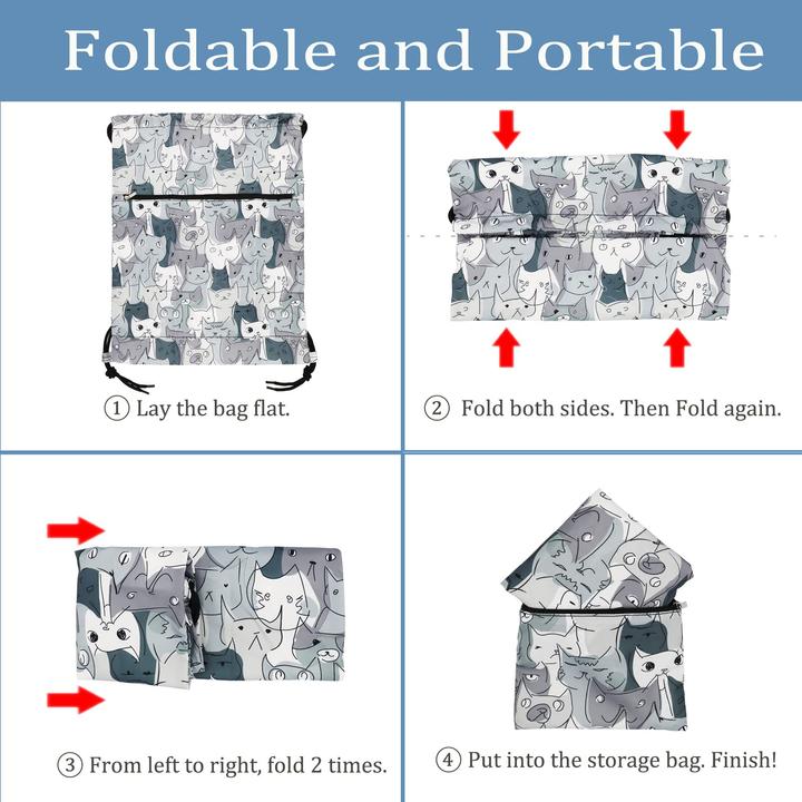 Image du produit Only-Bags.Store Sac de gym avec cordon de serrage, sac de gym sac à dos sac pliable