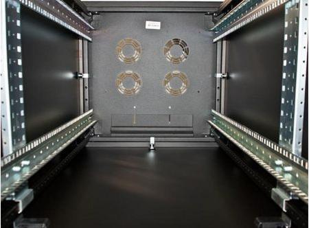 Image du produit Wirewin Armoire réseau 19", noir (10.87 HE, Rack 19 pouces)